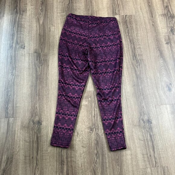 Torrid Skull Pink Purple Skull Patterned Leggings Sz 2X - Picture 9 of 9